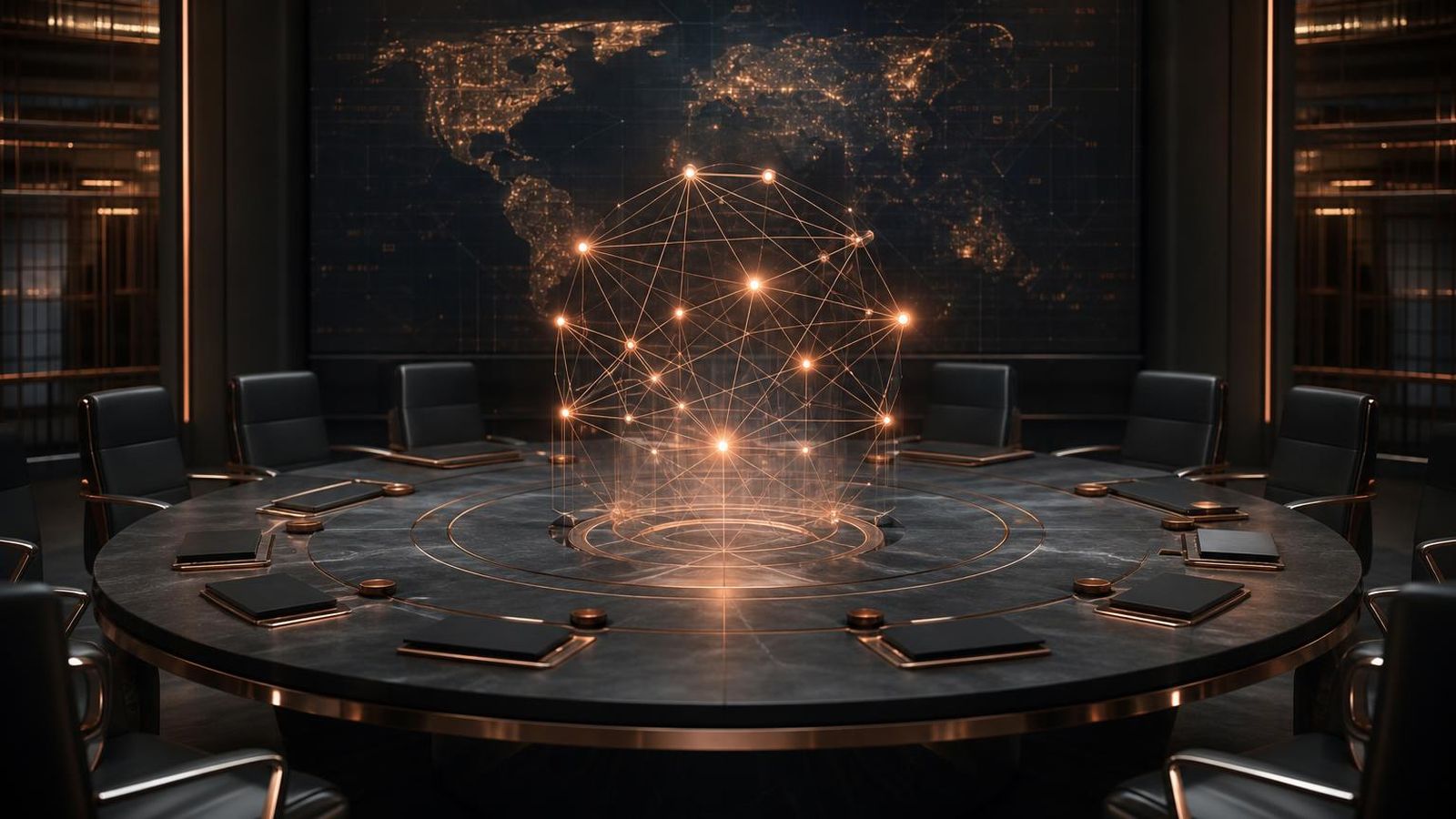 Enterprise blockchain governed by a council of major global corporations